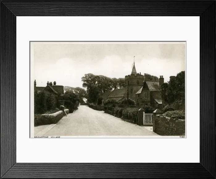 Framed Print : Main Road, Brighstone, Isle of Wight Framed Print : Main Road, Brighstone, Isle of Wight