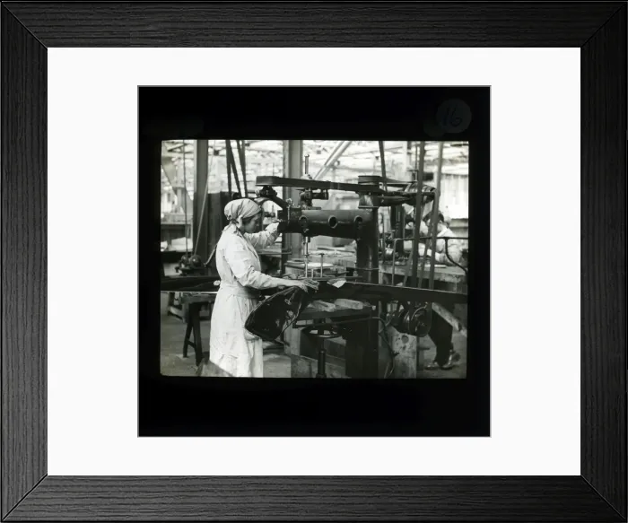 Framed Print : Biplane - Aircraft Factory, Thought to be at Coventry, Warwi Framed Print : Biplane - Aircraft Factory, Thought to be at Coventry, Warwi