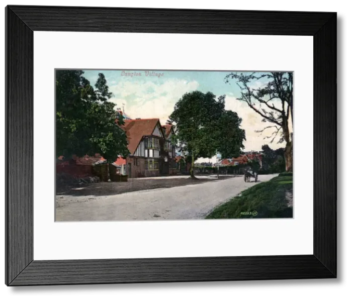 Framed Print : The Village, Langton, Kent Framed Print : The Village, Langton, Kent