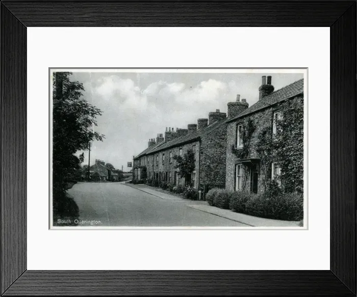Framed Print : Station Road, South Otterington, Yorkshire Framed Print : Station Road, South Otterington, Yorkshire