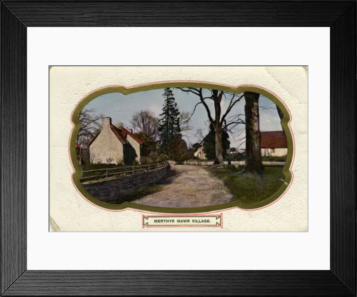 Framed Print : The Village, Merthyr Mawr, Glamorgan Framed Print : The Village, Merthyr Mawr, Glamorgan