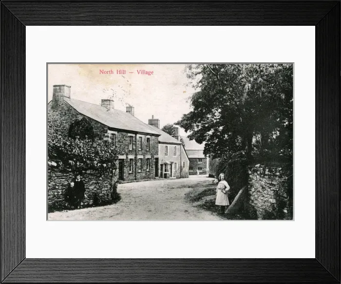 Framed Print : The Village, North Hill, Cornwall Framed Print : The Village, North Hill, Cornwall