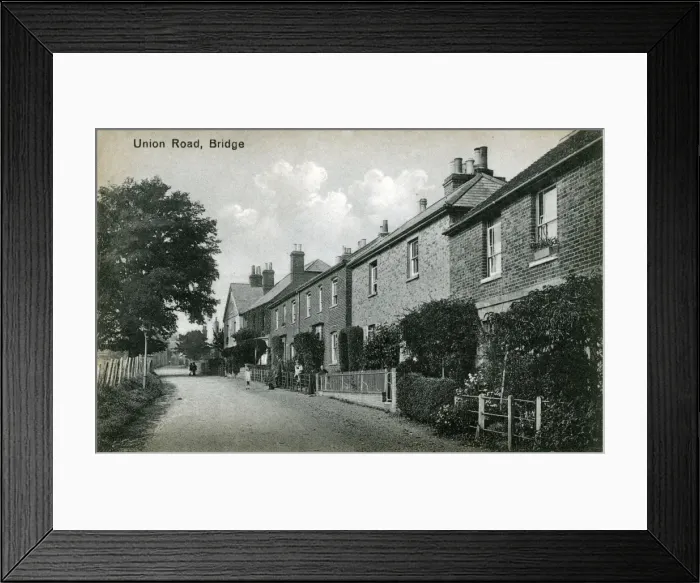 Framed Print : Union Road, Bridge, Kent Framed Print : Union Road, Bridge, Kent