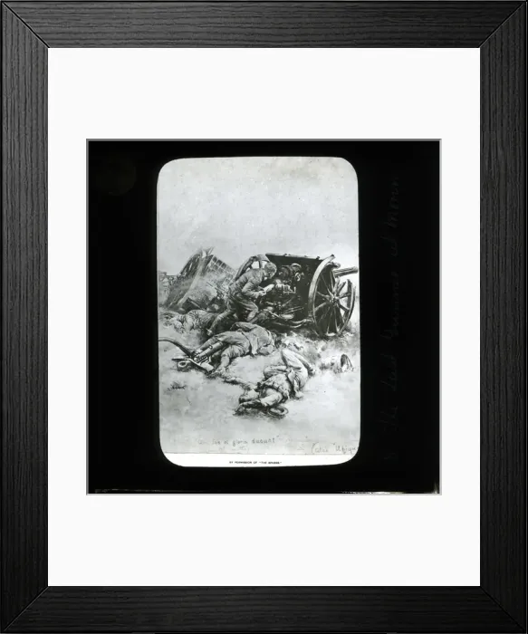Framed Print : WW1 Battle of the Marne - The Last Gunner at Morin Framed Print : WW1 Battle of the Marne - The Last Gunner at Morin