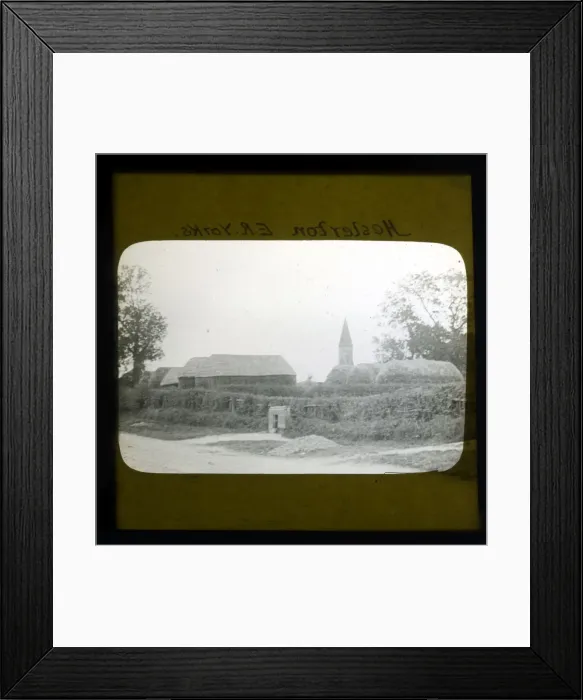 Framed Print : The Village, East Heslerton, Yorkshire Framed Print : The Village, East Heslerton, Yorkshire