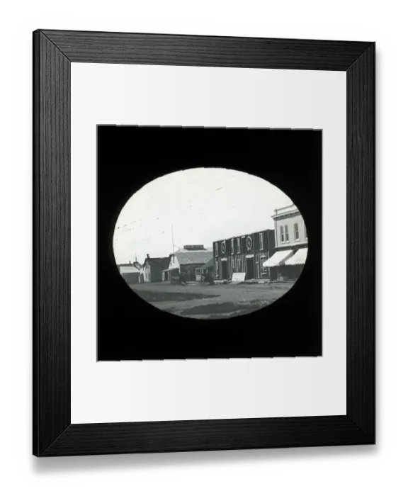 Framed Print : Street Scene, Yorkton, Saskatchewan Framed Print : Street Scene, Yorkton, Saskatchewan