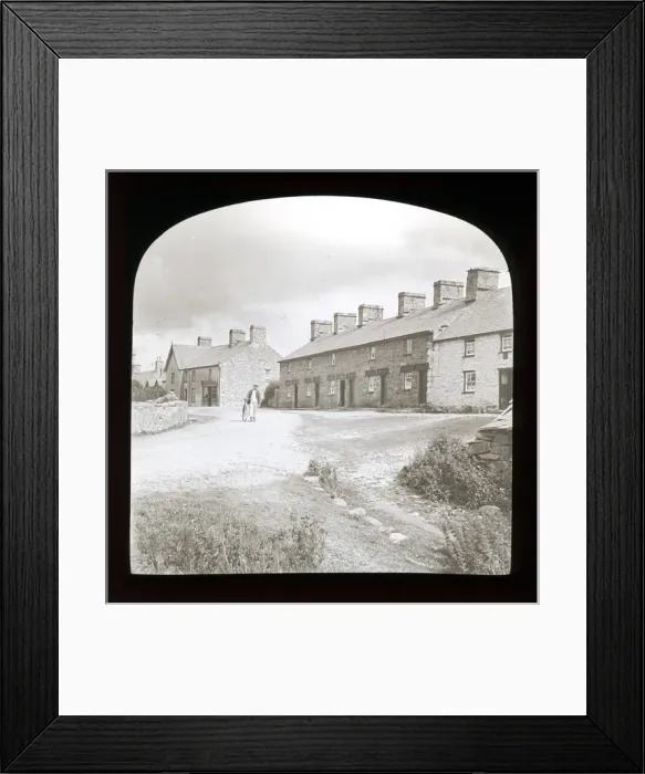 Framed Print : Main Street, Yspytty Ifan, Caernarvonshire Framed Print : Main Street, Yspytty Ifan, Caernarvonshire