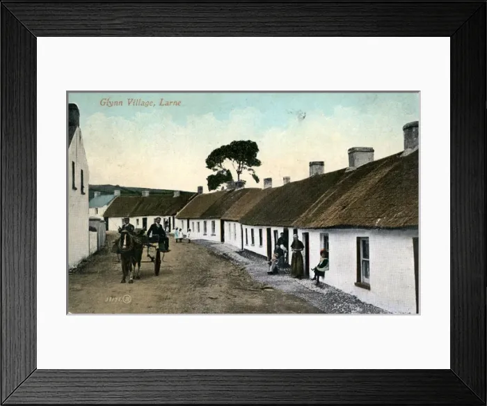 Framed Print : The Village, Glynn, County Antrim Framed Print : The Village, Glynn, County Antrim