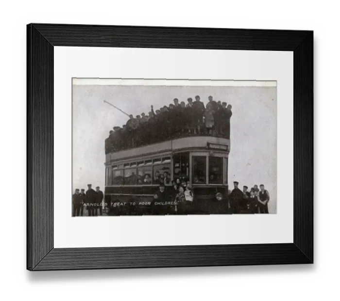 Framed Print : Tram Car, Arnold, Nottinghamshire Framed Print : Tram Car, Arnold, Nottinghamshire
