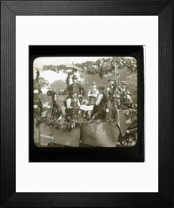 Framed Print : LB Bunce Bootmaker, Unknown location Framed Print : LB Bunce Bootmaker, Unknown location