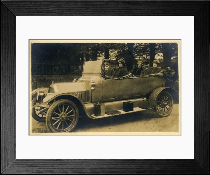 Framed Print : Vintage Car (awaiting identification - possibly a Mercedes o Framed Print : Vintage Car (awaiting identification - possibly a Mercedes o