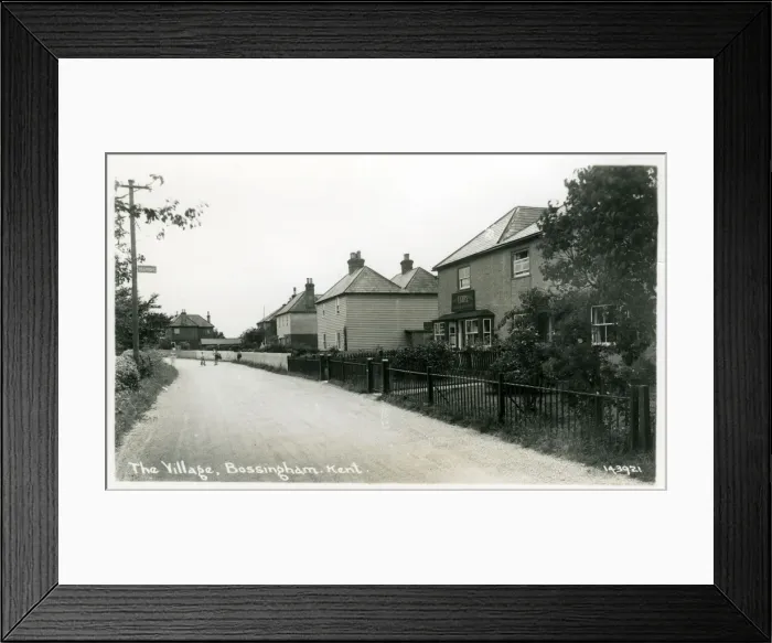 Framed Print : The Village, Bossingham, Kent Framed Print : The Village, Bossingham, Kent