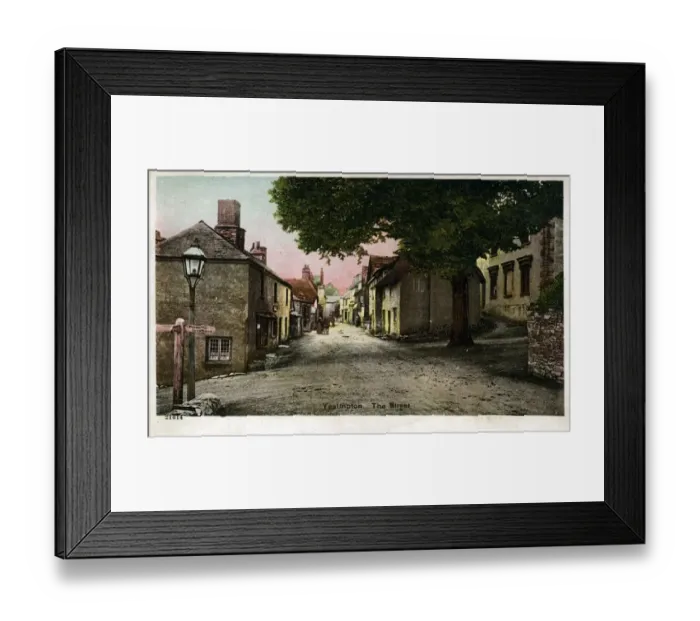 Framed Print : The Street, Yealmpton, Devon Framed Print : The Street, Yealmpton, Devon