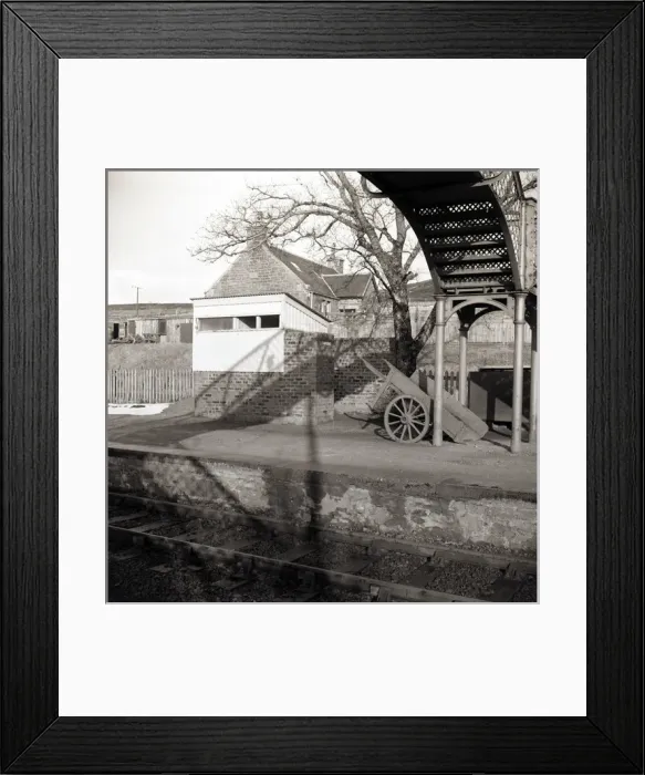 Framed Print : Highland - LMS Railway Station, Kinbrace, Sutherland Framed Print : Highland - LMS Railway Station, Kinbrace, Sutherland