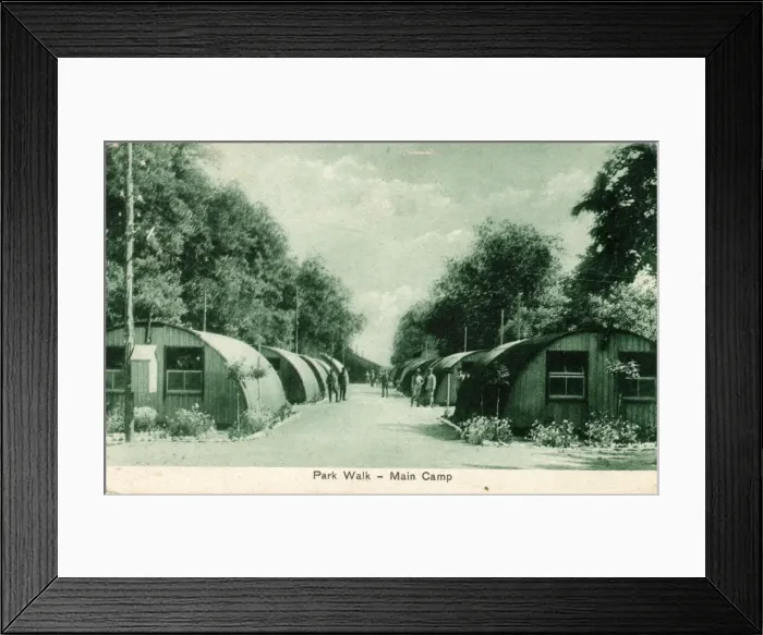 Framed Print : Park Walk - Main Camp - WW1 Framed Print : Park Walk - Main Camp - WW1