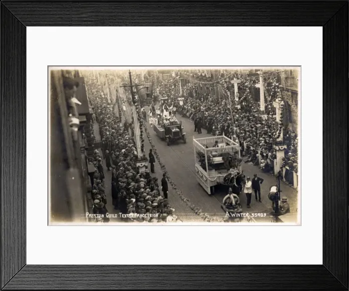 Framed Print : Textile Procession, Preston, Lancashire Framed Print : Textile Procession, Preston, Lancashire