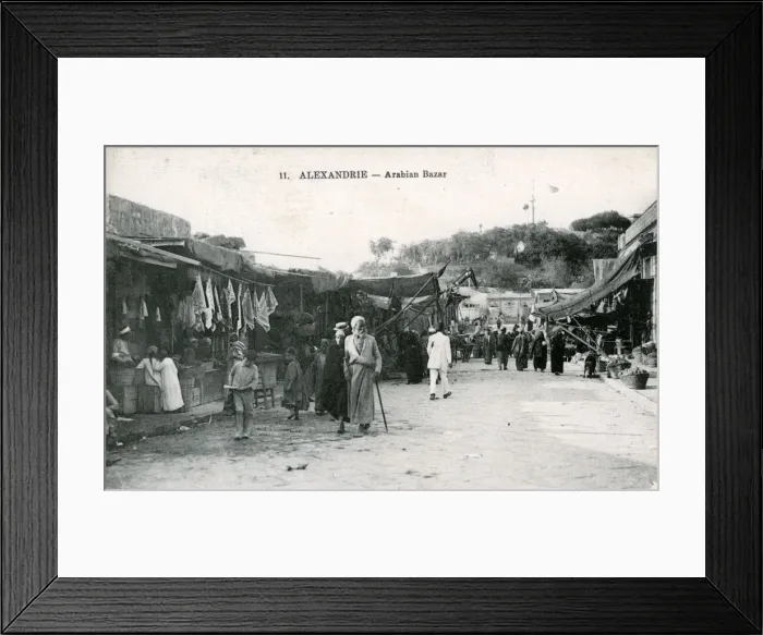 Framed Print : Market Place, Alexandrie - Alexandria Framed Print : Market Place, Alexandrie - Alexandria