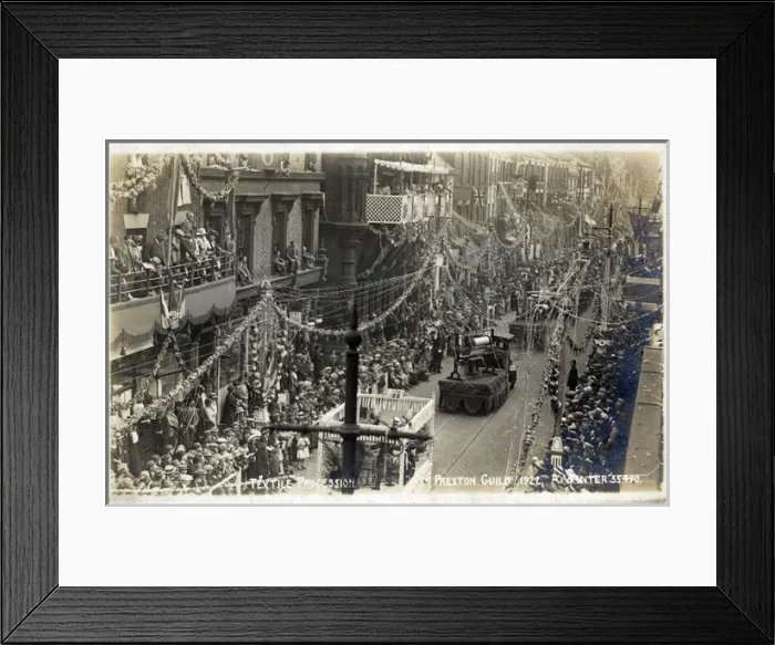 Framed Print : Textile Procession, Preston, Lancashire Framed Print : Textile Procession, Preston, Lancashire