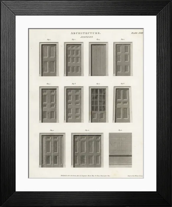 Framed Print : Examples of joinery Framed Print : Examples of joinery
