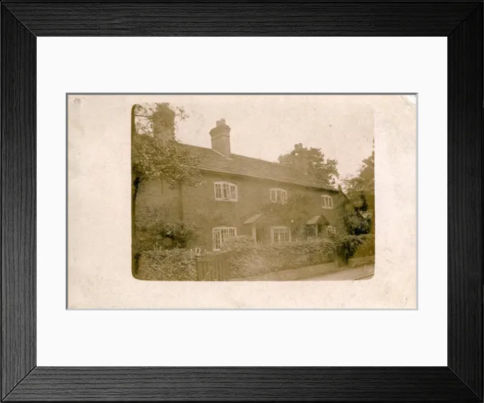 Framed Print : Terraced Houses, Toft, Cheshire