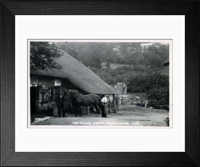 Framed Print : Blacksmiths Shop, Branscombe, Devon Framed Print : Blacksmiths Shop, Branscombe, Devon