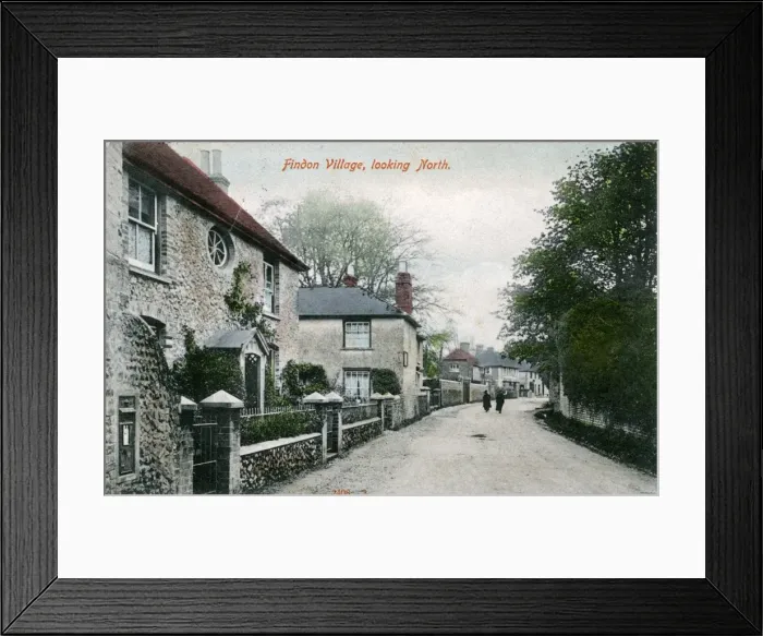 Framed Print : Village, Findon, Sussex Framed Print : Village, Findon, Sussex