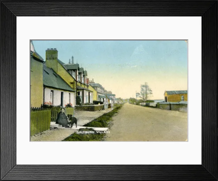 Framed Print : The Village, Saltburn, Highland Framed Print : The Village, Saltburn, Highland