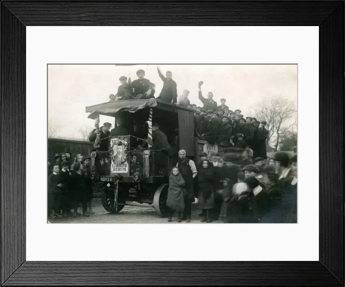 Framed Print : Sagars Steam Wagon, Clitheroe, Lancashire Framed Print : Sagars Steam Wagon, Clitheroe, Lancashire