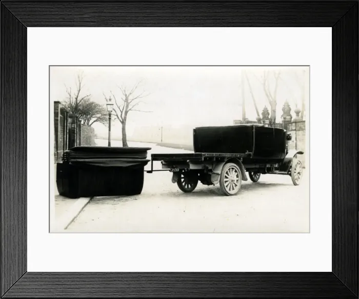 Framed Print : Motor-coach - Charabanc on Birdcage Lane, Skircoat, Yorkshir Framed Print : Motor-coach - Charabanc on Birdcage Lane, Skircoat, Yorkshir
