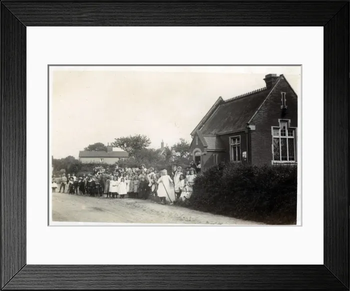 Framed Print : Village School, Unknown location Framed Print : Village School, Unknown location
