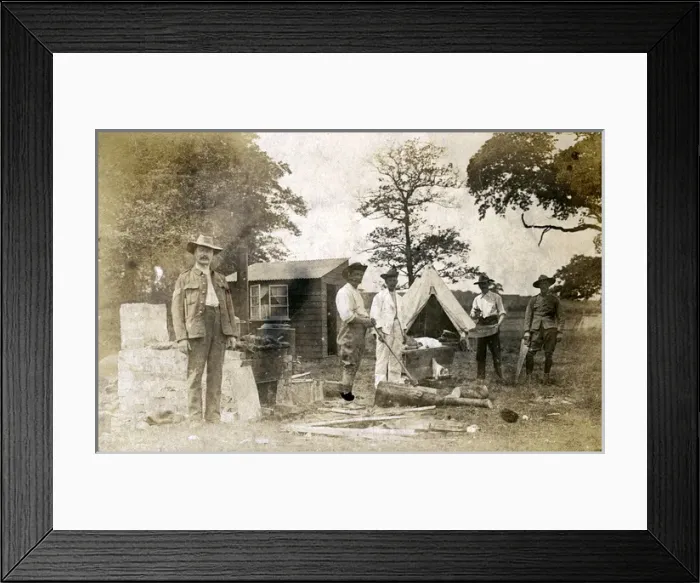 Framed Print : United States - US Cavalry Camp Framed Print : United States - US Cavalry Camp