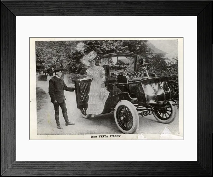 Framed Print : Electromobile Vintage Car