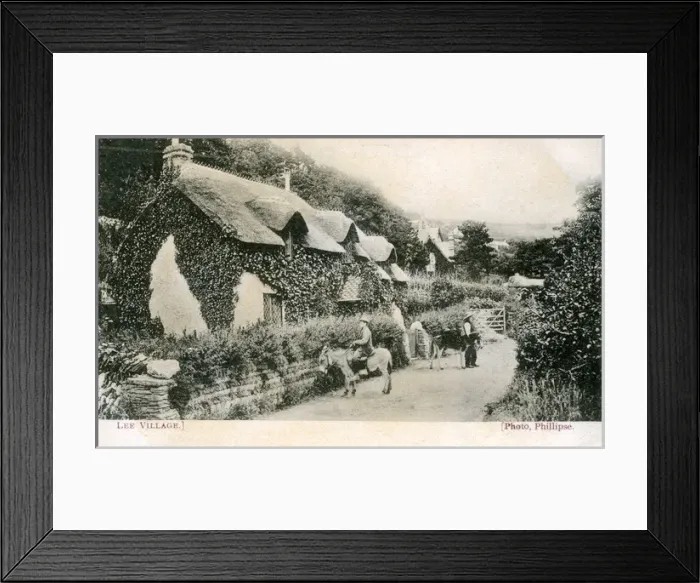 Framed Print : The Village, Lee, Devon Framed Print : The Village, Lee, Devon