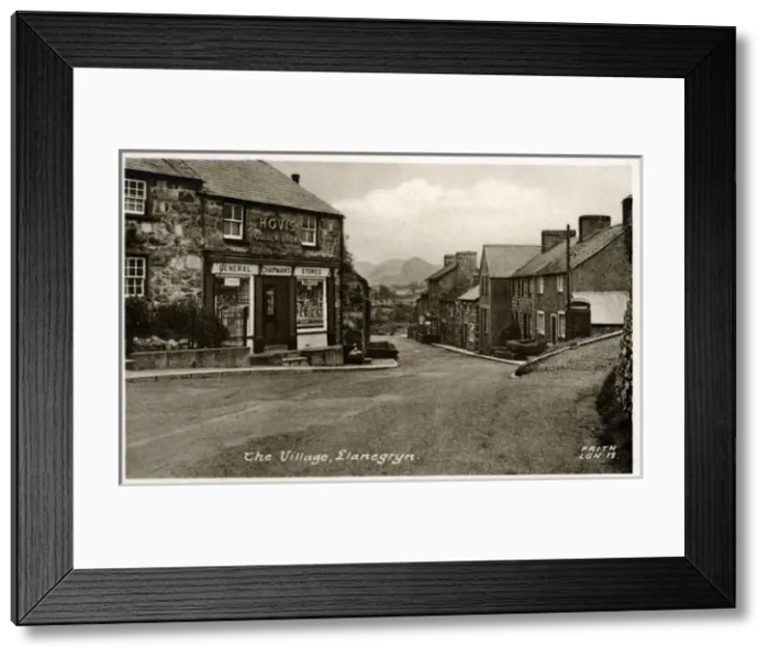 Framed Print : The Village, Llanegryn, Merionethshire Framed Print : The Village, Llanegryn, Merionethshire