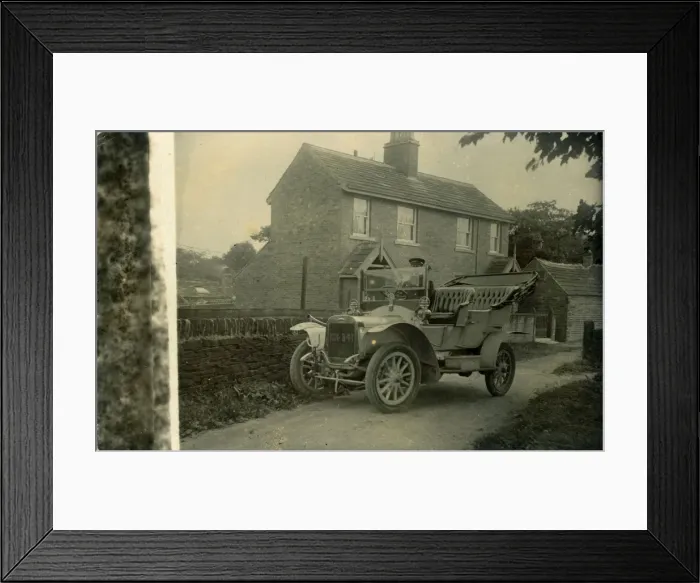 Framed Print : Argyll Vintage Car - Automobile at Boofield Cottages, Fixby Framed Print : Argyll Vintage Car - Automobile at Boofield Cottages, Fixby