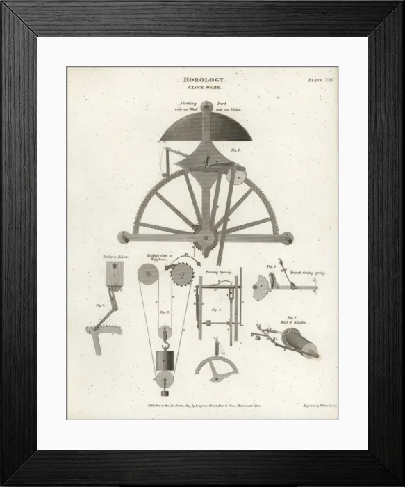 Framed Print : Clockwork mechanism Framed Print : Clockwork mechanism