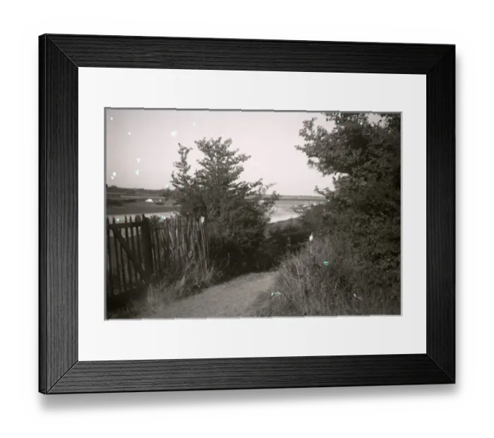 Framed Print : Footpath, Hullbridge, Essex Framed Print : Footpath, Hullbridge, Essex