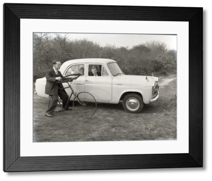 Framed Print : Ford Prefect, Hullbridge, Essex Framed Print : Ford Prefect, Hullbridge, Essex