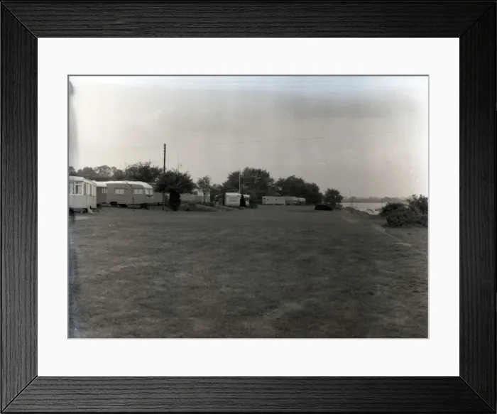 Framed Print : Caravan Site, Hullbridge, Essex Framed Print : Caravan Site, Hullbridge, Essex
