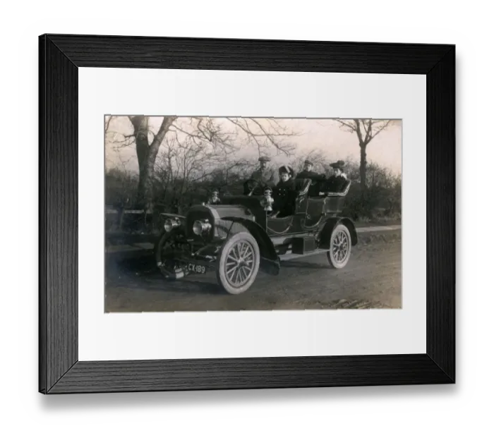 Framed Print : Dennis Vintage Car Framed Print : Dennis Vintage Car
