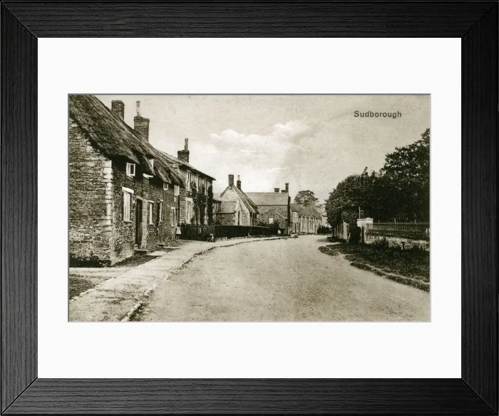 Framed Print : Village, Sudborough, Northamptonshire Framed Print : Village, Sudborough, Northamptonshire
