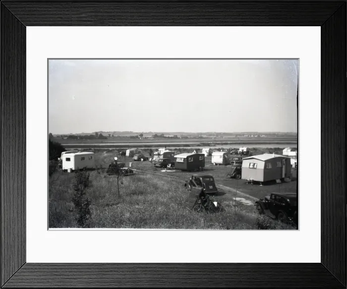 Framed Print : Halcyon Caravan Park, Hullbridge, Essex Framed Print : Halcyon Caravan Park, Hullbridge, Essex