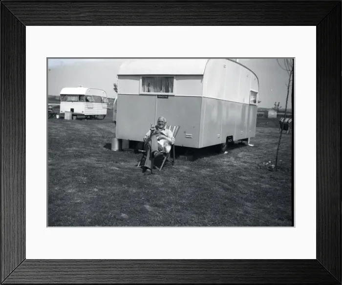 Framed Print : Halcyon Caravan Park, Hullbridge, Essex Framed Print : Halcyon Caravan Park, Hullbridge, Essex