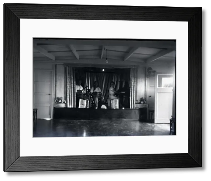 Framed Print : Village Hall and Band, Hullbridge, Essex Framed Print : Village Hall and Band, Hullbridge, Essex