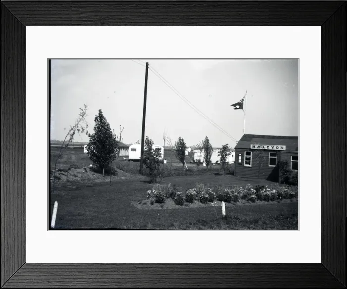 Framed Print : Halcyon Caravan Park, Hullbridge, Essex Framed Print : Halcyon Caravan Park, Hullbridge, Essex