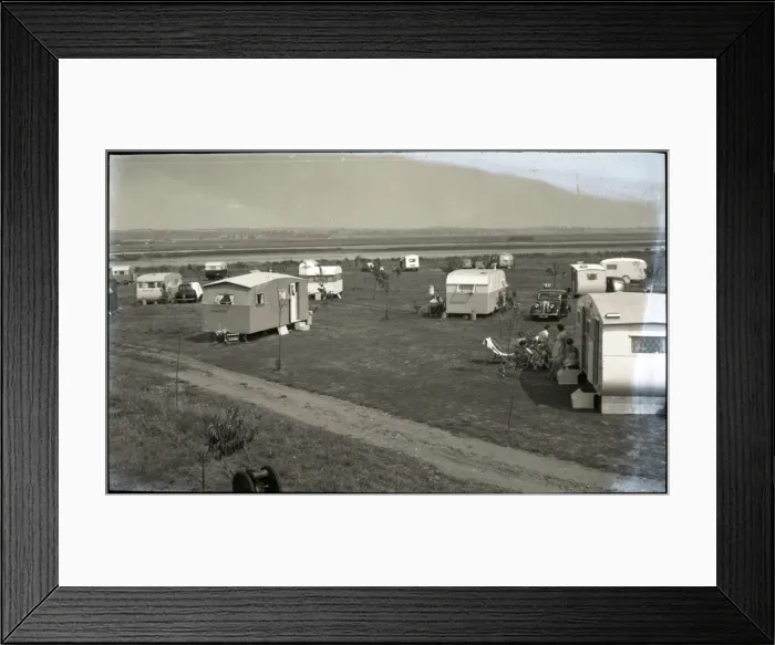 Framed Print : Halcyon Caravan Park, Hullbridge, Essex Framed Print : Halcyon Caravan Park, Hullbridge, Essex