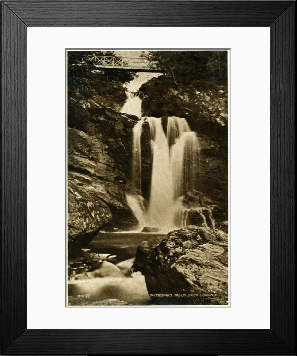 Framed Print : Waterfalls, Inversnaid, Stirlingshire Framed Print : Waterfalls, Inversnaid, Stirlingshire