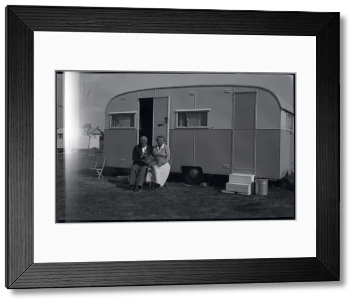 Framed Print : Halcyon Caravan Park, Hullbridge, Essex Framed Print : Halcyon Caravan Park, Hullbridge, Essex