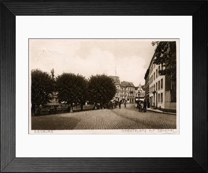 Framed Print : The Marketplace, Siegburg, North Rhine-Westphalia Framed Print : The Marketplace, Siegburg, North Rhine-Westphalia