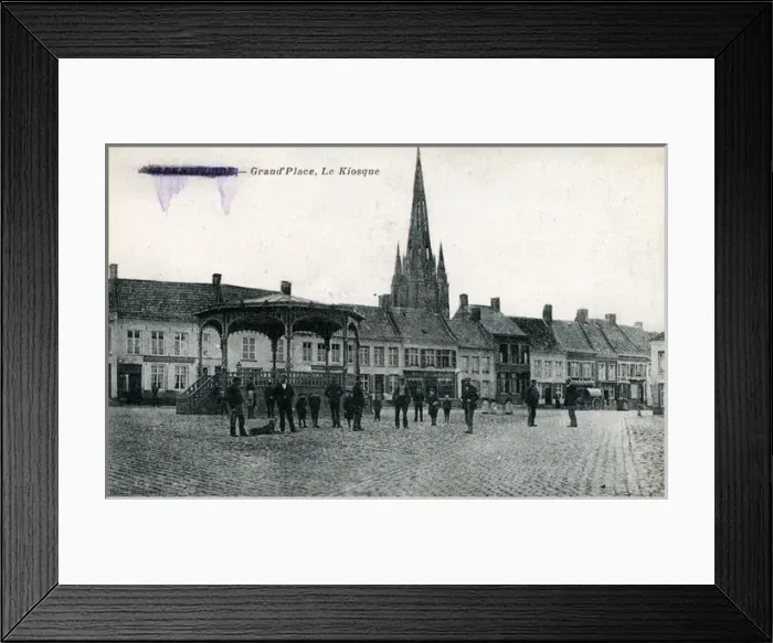 Framed Print : Grand Square, Steenvoorde, Nord-Pas-de-Calais Framed Print : Grand Square, Steenvoorde, Nord-Pas-de-Calais